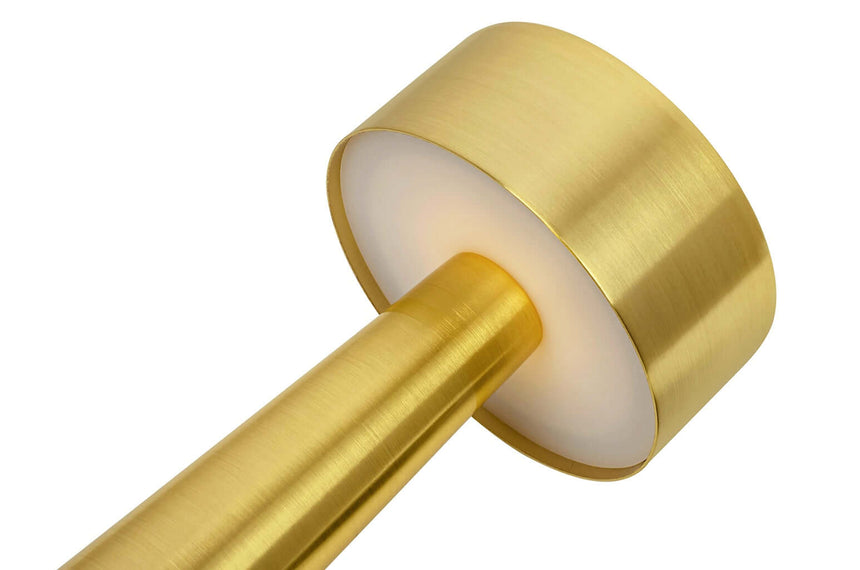 Lee asztali lámpa arany – beépített akkumulátor, LED