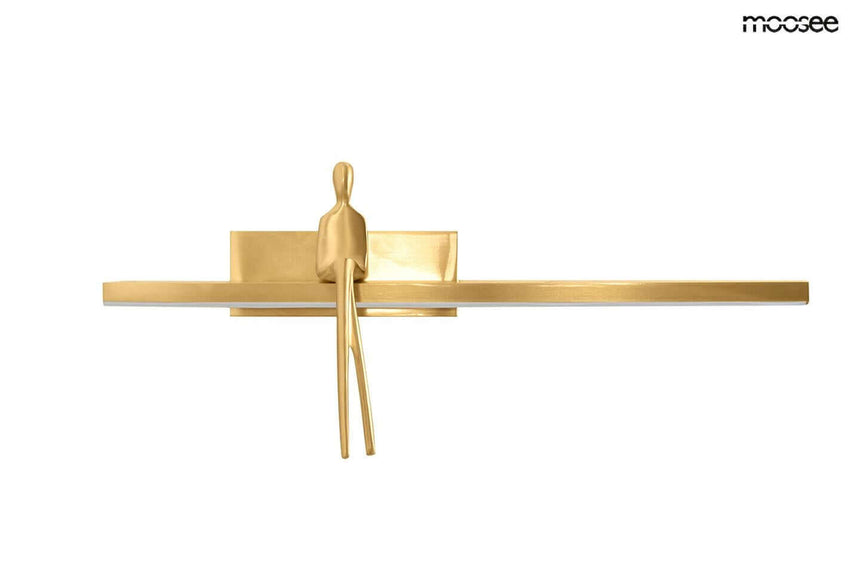 Lámpara de pared para niño dorada