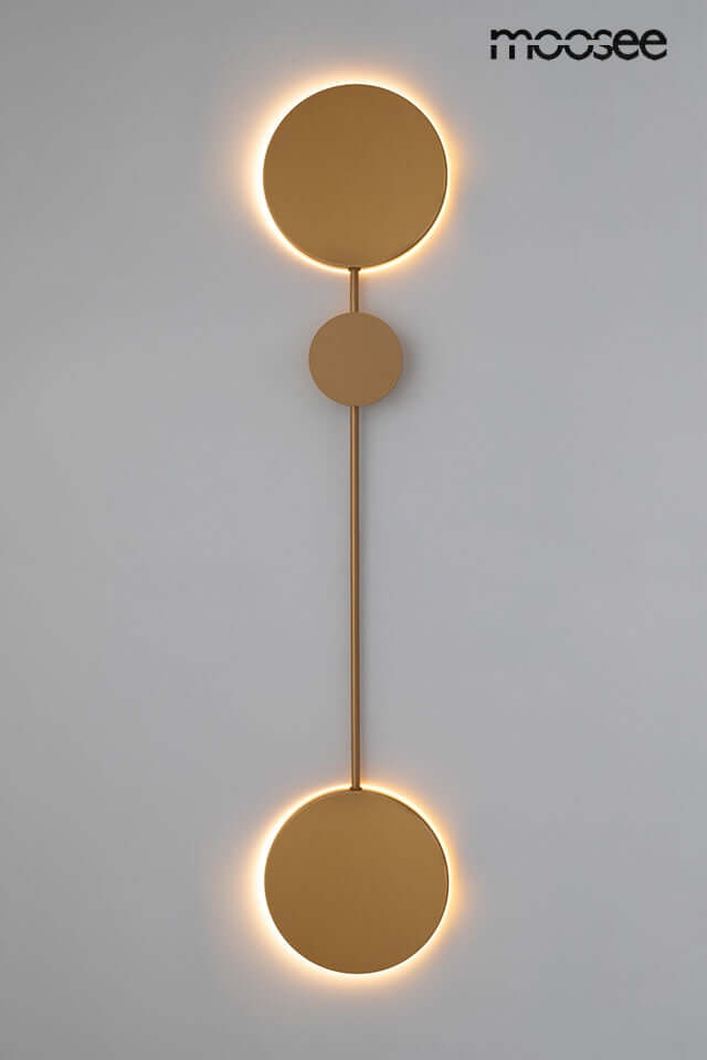 Lámpara de pared Shadow 2 dorada