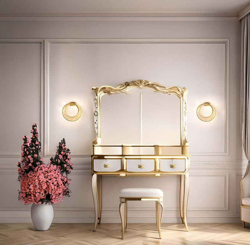 Wave fali lámpa arany