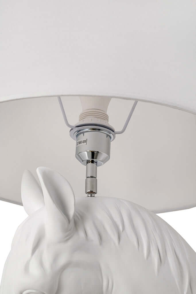 Lámpara de pie GOAT Horse Stand S blanca – fibra de vidrio