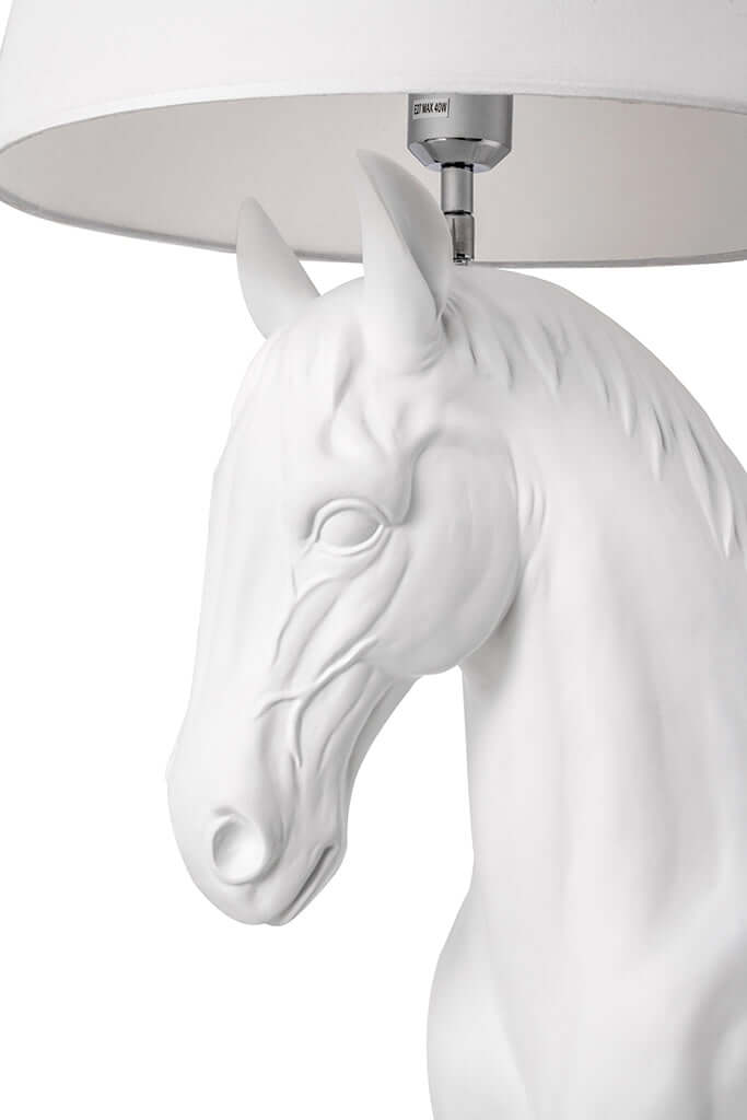 Lámpara de pie GOAT Horse Stand S blanca – fibra de vidrio