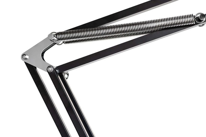 Lámpara de pie gigante negra – metal