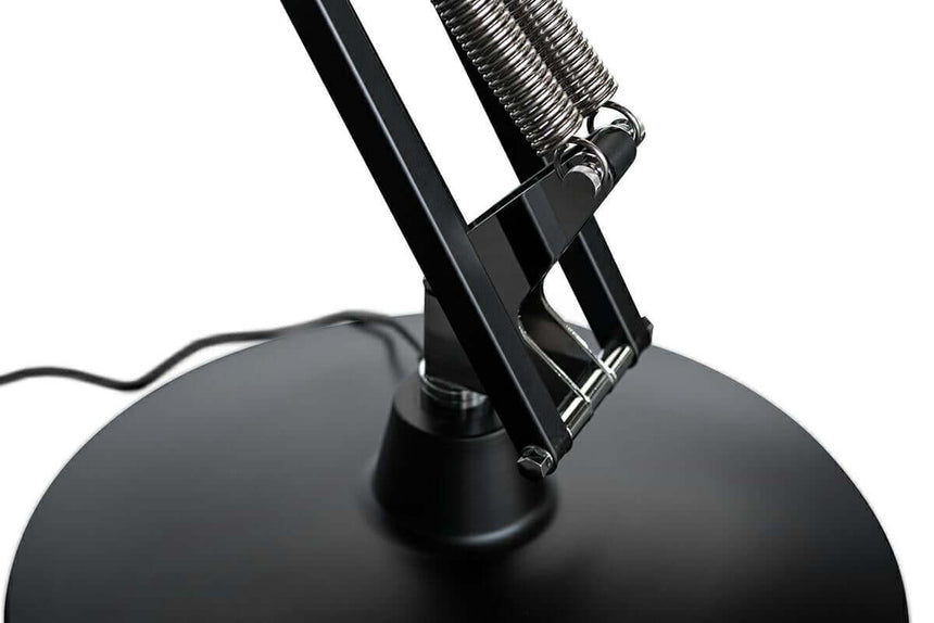 Lámpara de pie gigante negra – metal