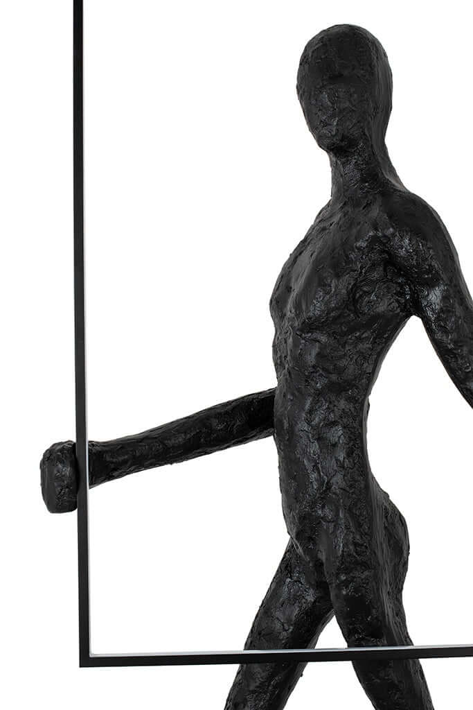 Lámpara de pie Human Square – fibra de vidrio