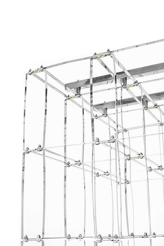 Constellar függőlámpa – LED, csiszolt acél