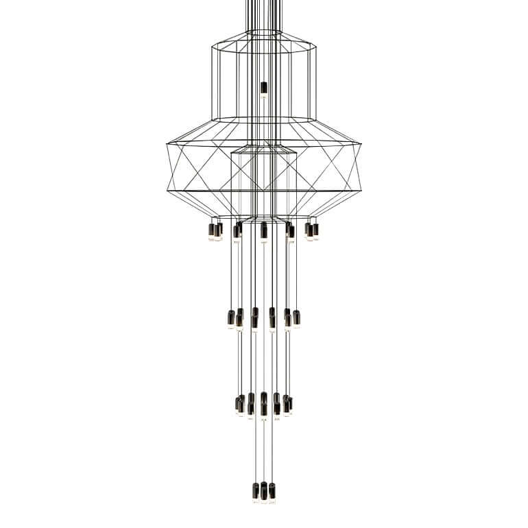 Flusso 43 Grande függőlámpa fekete