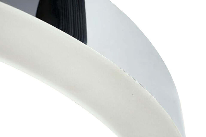 Lámpara colgante Ring 60 plateada – LED, acero pulido