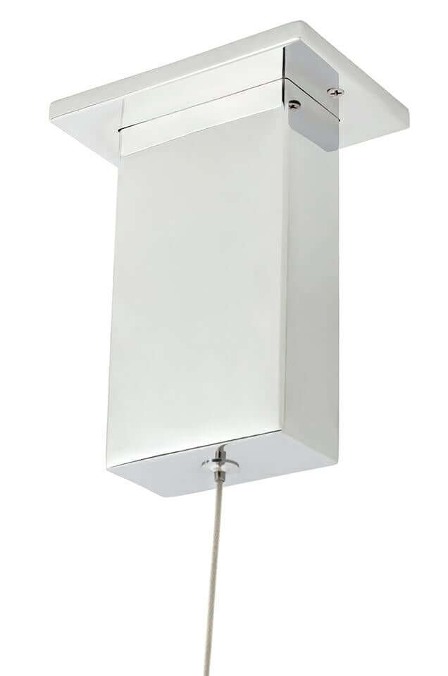 Lámpara colgante Ring 60 plateada – LED, acero pulido