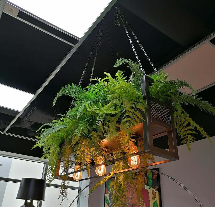 Lámpara colgante industrial Semira 100 / estilo floral