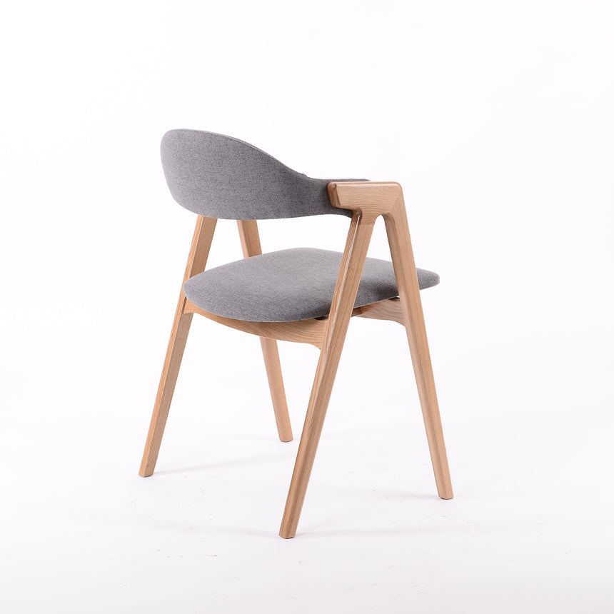 Silla de comedor Logan (tapizado/tinte opcional)