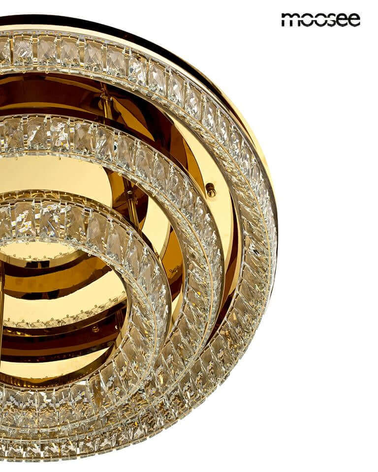 Lámpara de techo Savoy 3 dorada