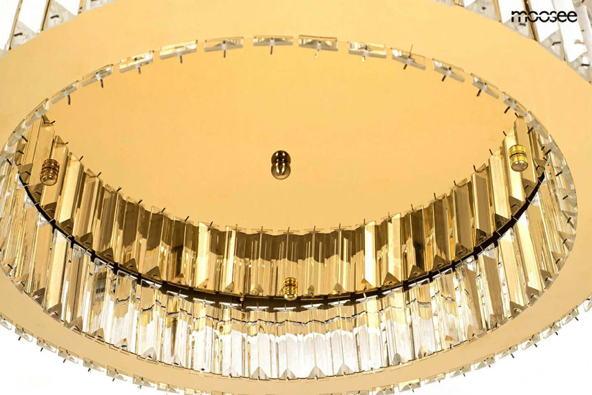 Lámpara de techo Borra dorada