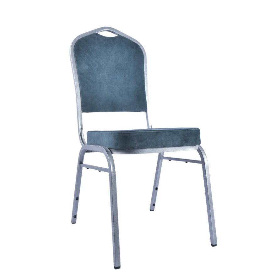 Silla de conferencia premium David: resistente a las manchas, con tapizado esmeralda