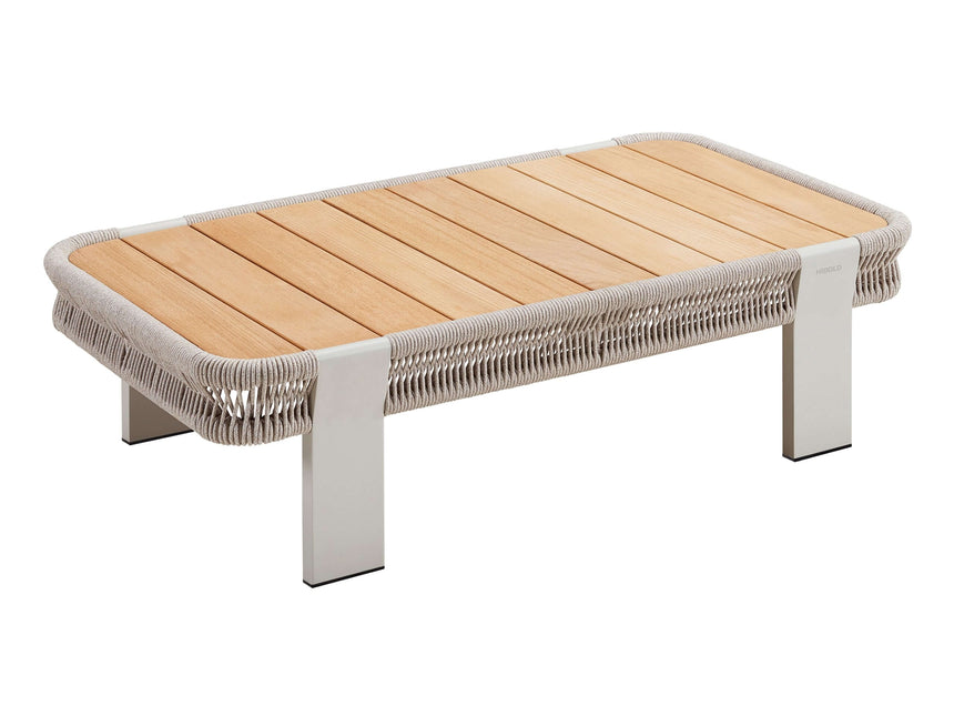 Conjunto de sofás de jardín Higold Borromeo de 4 plazas, color topo