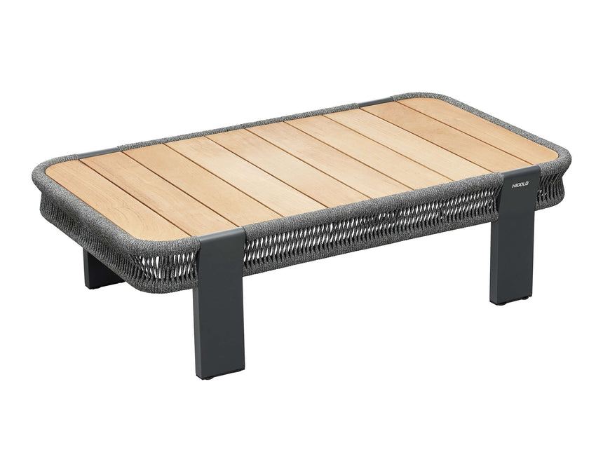 Higold Borromeo 5 személyes kerti sarokülő szett, antracit színben