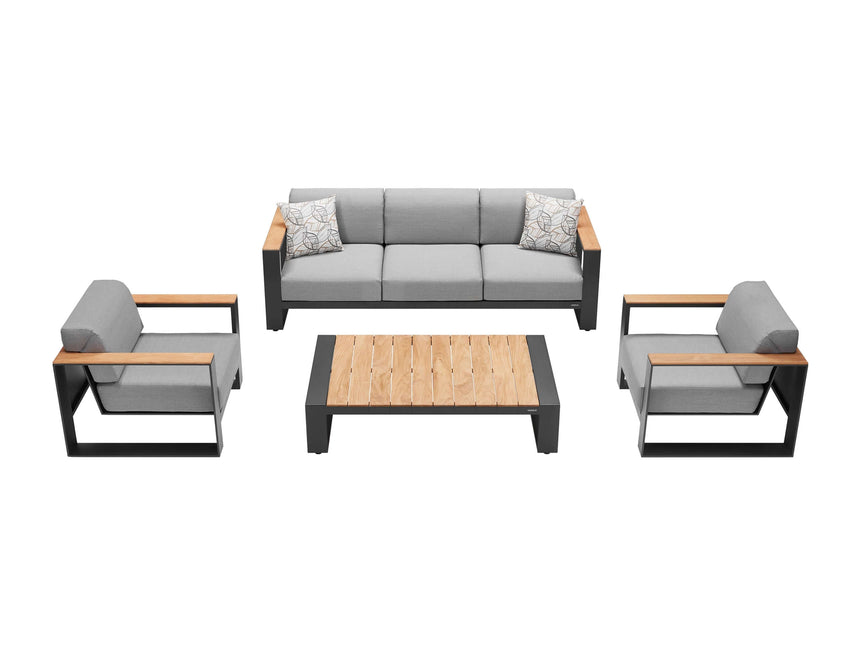 Conjunto de sofás de jardín de 5 plazas Higold Cambusa