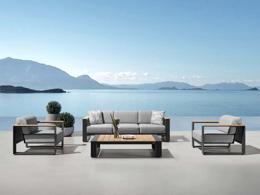 Conjunto de sofás de jardín de 5 plazas Higold Cambusa