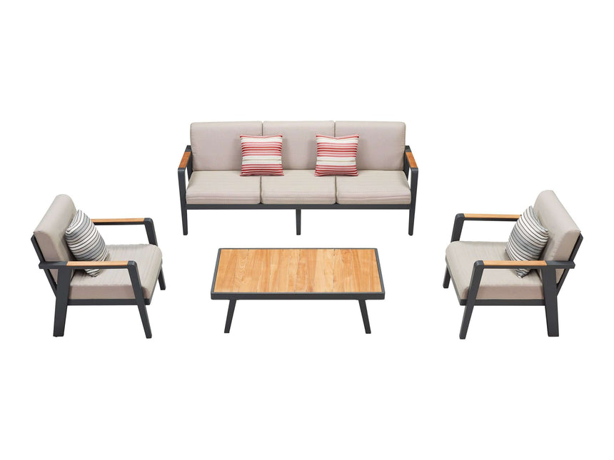 Higold Emoti - Conjunto de sofá esquinero de 5 plazas en beige