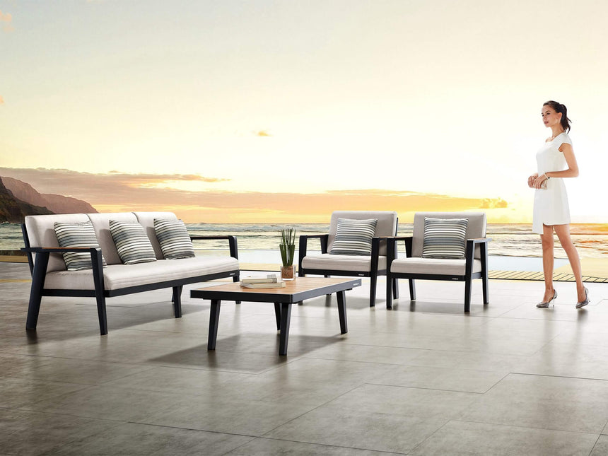 Higold Emoti - Conjunto de sofá esquinero de 5 plazas en beige