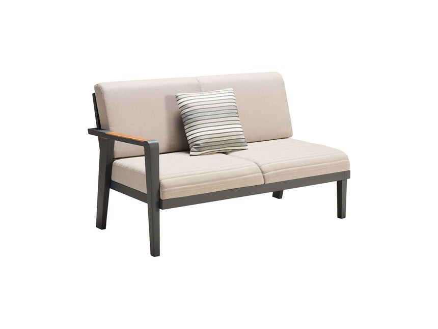 Higold Emoti - 5 személyes sarokülő garnitúra fekete színben