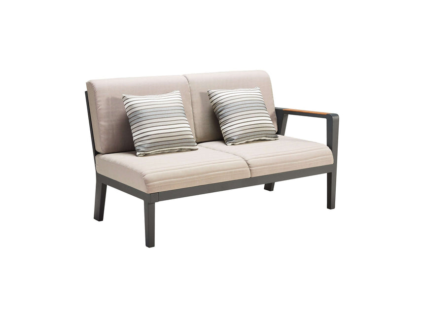 Higold Emoti - 5 személyes sarokülő garnitúra fekete színben