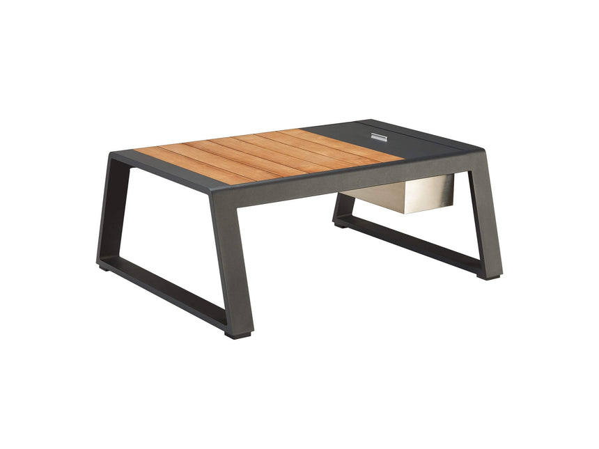 Conjunto de muebles de esquina para jardín de 4 plazas Higold New York