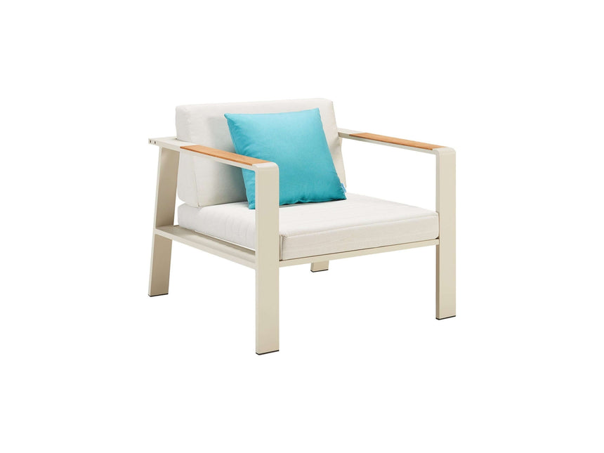 Higold Nofi - Sofá de jardín de 4 plazas, beige