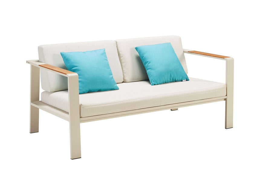 Higold Nofi - Sofá de jardín de 4 plazas, beige