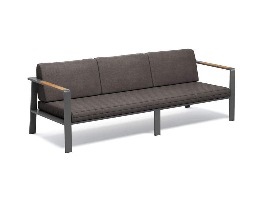 Higold Nofi - 5 személyes kerti ülőgarnitúra, fekete színben