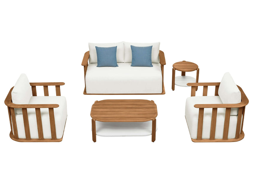 Conjunto de sofás de jardín de 4 plazas Higold Pallisad