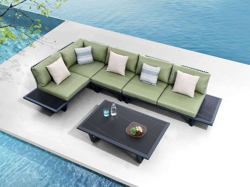 Conjunto de muebles de esquina para jardín de 5 plazas Sophia de Higold