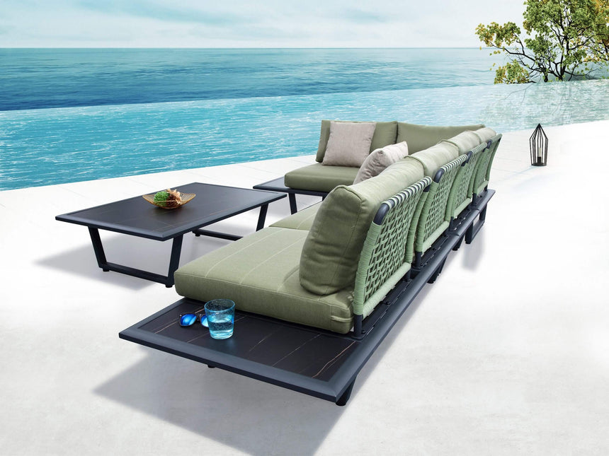 Conjunto de muebles de esquina para jardín de 5 plazas Sophia de Higold