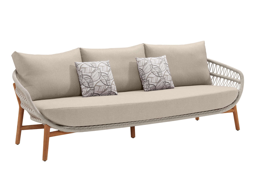 Conjunto de sofás de jardín de 5 plazas Higold Vasca, beige