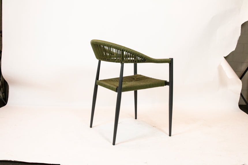 Jonah kültéri szék, zöld színben