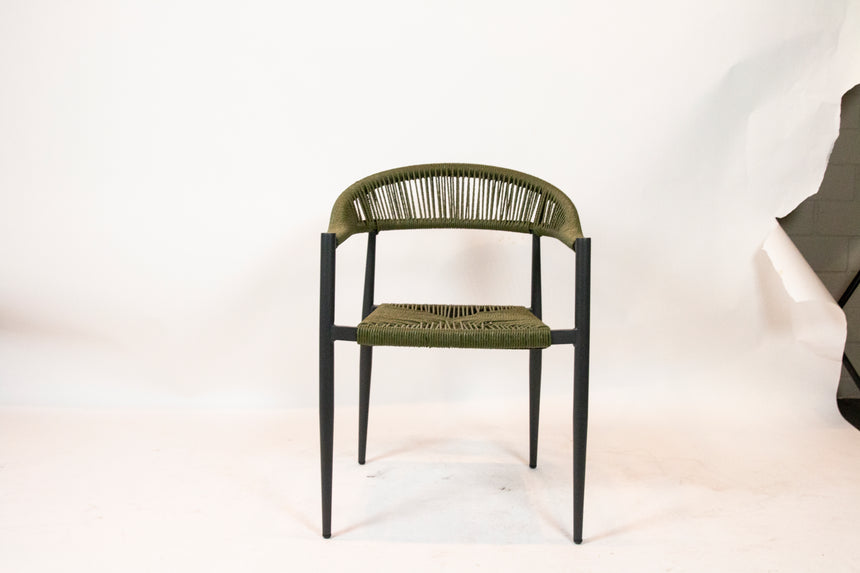 Jonah kültéri szék, zöld színben