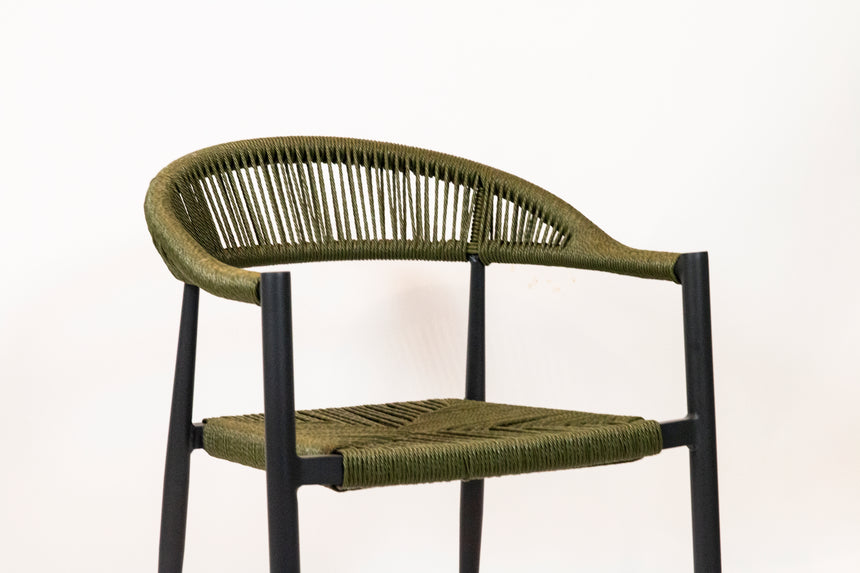 Jonah kültéri szék, zöld színben