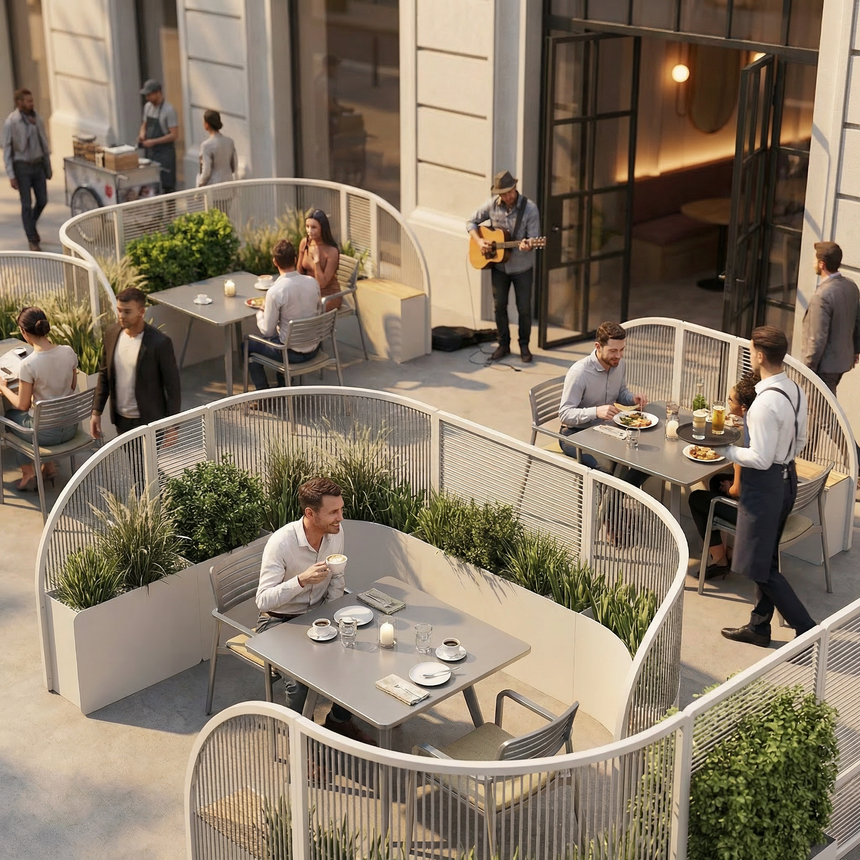 Higold Lilia kültéri Térelválasztó V.