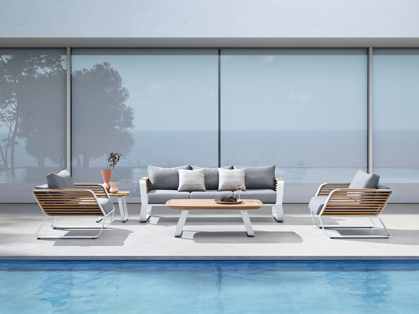 Sofá de jardín Higold Wing de 5 plazas - Yate con adhesivo