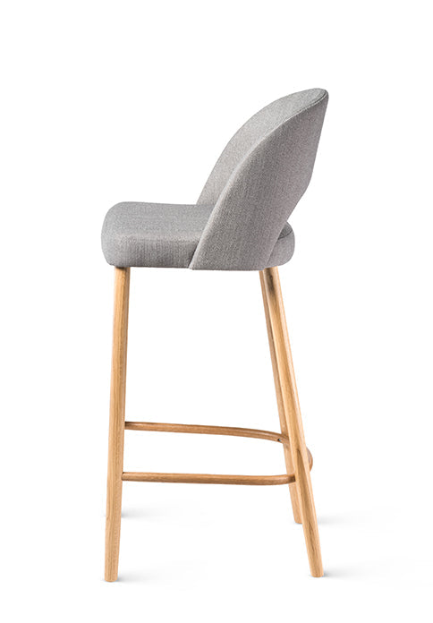 Taburete de bar moderno para hostelería Wood Alora BST-1412