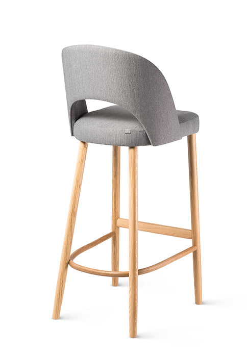 Taburete de bar moderno para hostelería Wood Alora BST-1412