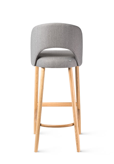 Taburete de bar moderno para hostelería Wood Alora BST-1412