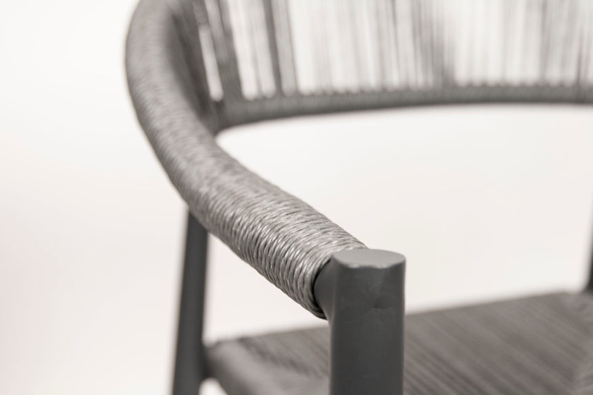 Jonah kültéri szék, szürke színben