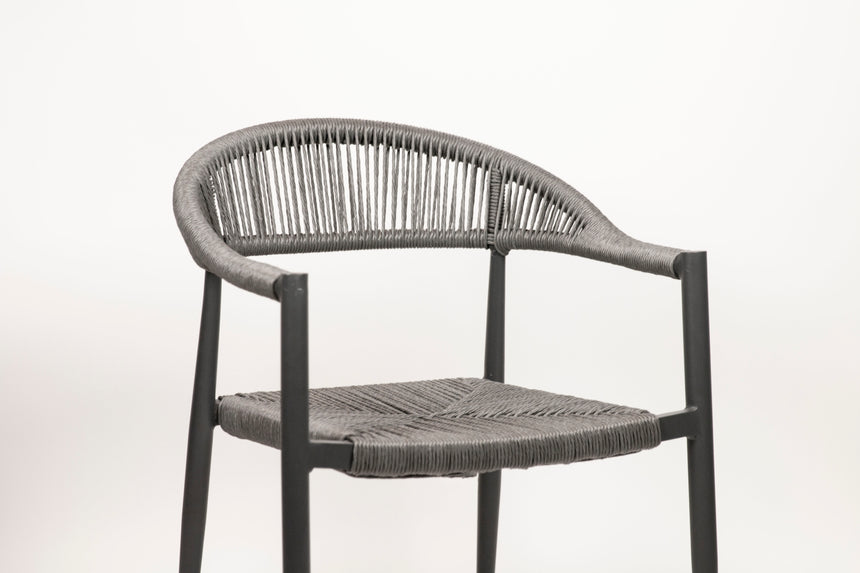 Jonah kültéri szék, szürke színben