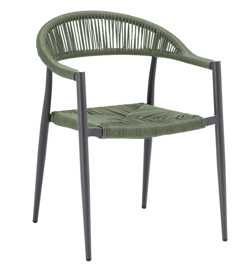 Jonah kültéri szék, zöld színben