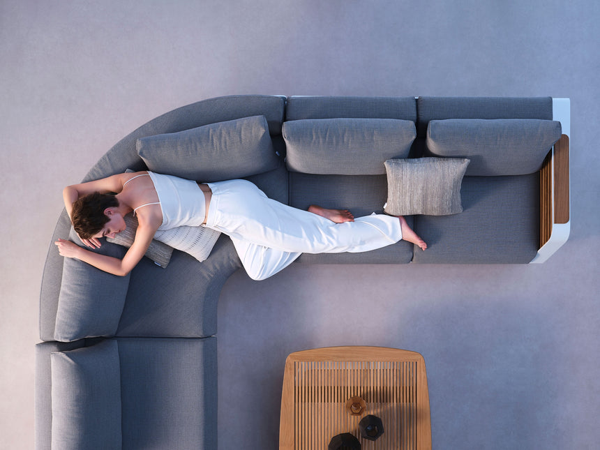 Sofá de jardín Higold Wing de 6 plazas - Yate con pegamento