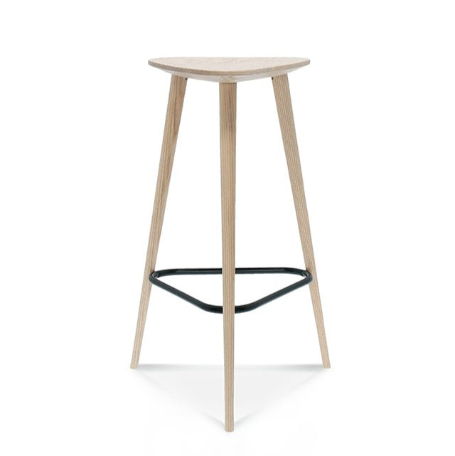 Taburete de bar de madera Finn BST-1609 para hostelería