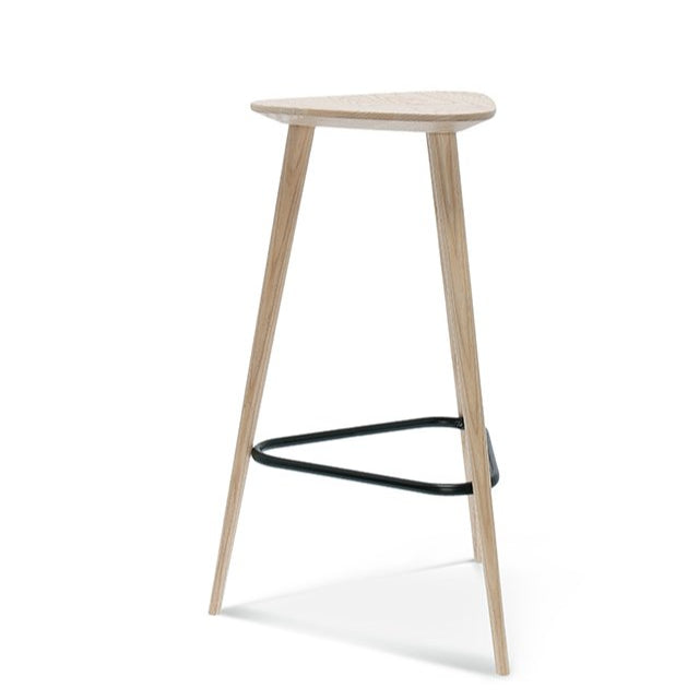 Taburete de bar de madera Finn BST-1609 para hostelería