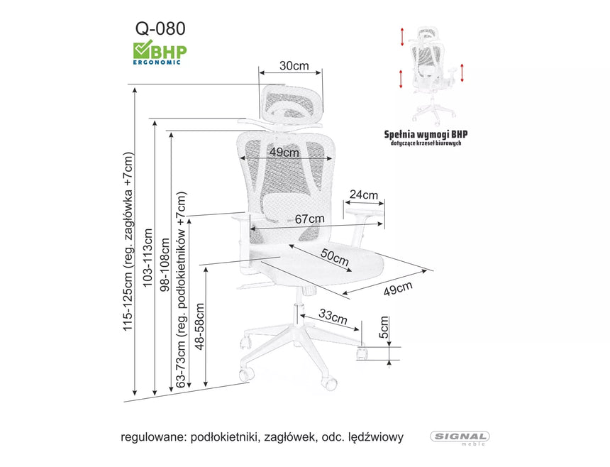 Irodaszék Q-080M I.