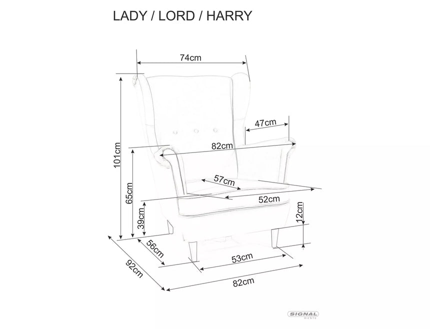 Sillón Lord Coral I.